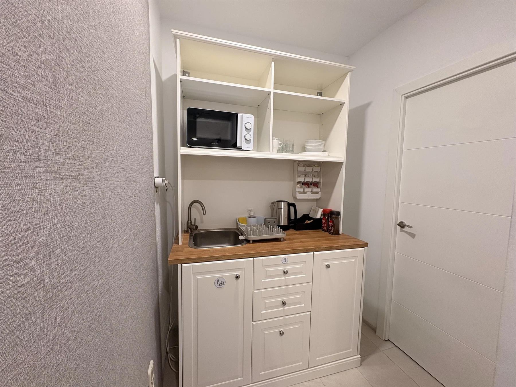 Cocina compartida de Itinere Rooms